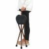 Folding Cane Chair - Bronze