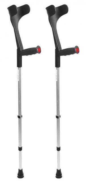 Adult Orthopedic Crutches Black -Pair