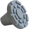 Non Slip Crutch Ferrule - Grey