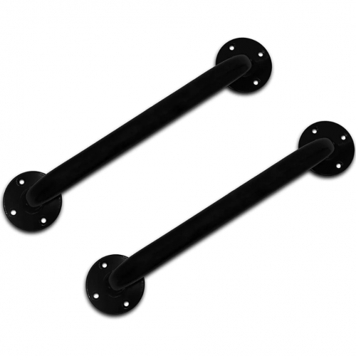 12" Bathroom Grab Rail - Black