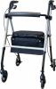 Lightweight Four Wheeled Rollator - 6" Wheels Silver
