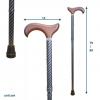 Aluminium Adjustable Walking Cane - Chrome