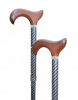 Aluminium Adjustable Walking Cane - Chrome