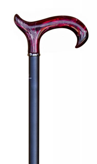 ABS Handle Derby Cane - Garnet