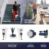 Iwalk Crutch using on stairs
