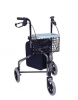 Lightweight Three Wheel Rollator zoomed out view