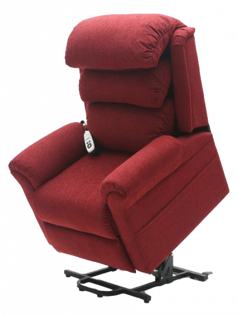 Slaney Dual Motor Rise & Recliner Chair - Red