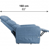 Pepe Riser Recliner - Blue