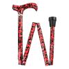 Folding Adjustable Poppies Derby Cane