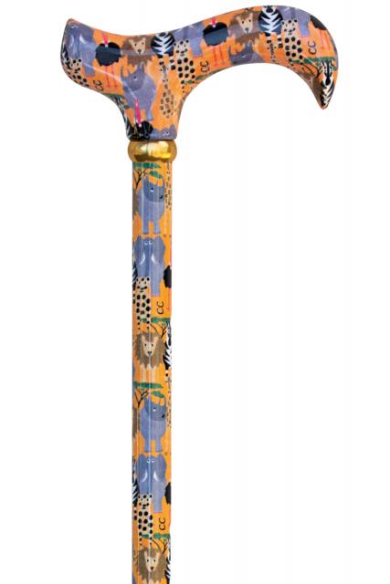 Derby Adjustable Walking Cane  - Safari