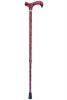 Derby Adjustable Walking Stick - Poppies