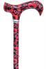 Derby Adjustable Walking Stick - Poppies