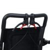 Suitcase Folding Attendant Wheelchair handle folded