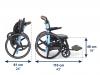 Lightweight Pro Self Propelled Wheelchair
