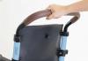 Lightweight Folding Wheelchair - Blue