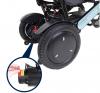 Blue Electric Wheelchair
