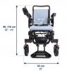 Blue Electric Wheelchair