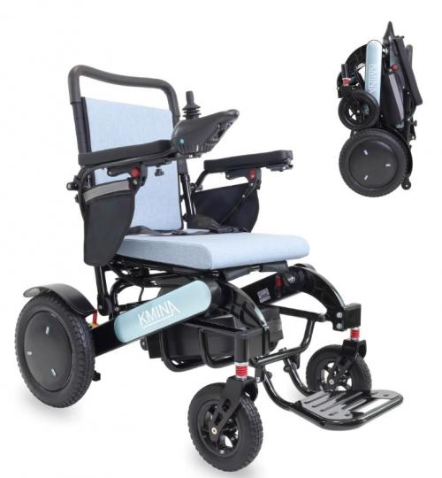 Blue Electric Wheelchair