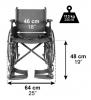 Wheelchair sizing