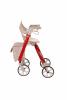 Red Antar Aluminium Rollator with Bag