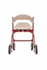 Red Antar Aluminium Rollator with Bag