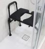 3 in 1 Commode Chair - Black