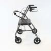 A-Series Heavy Duty Bariatric 4 Wheel Rollator – Grey
