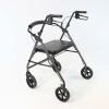 A-Series Heavy Duty Bariatric 4 Wheel Rollator – Grey