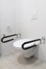 2PC Foldable Toilet Grab Bar Set