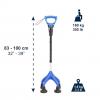 Ergonomic 4-Legged Walking Stick