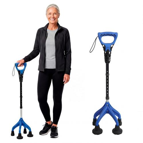 Ergonomic 4-Legged Walking Stick