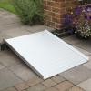 Roll up wheelchair ramp