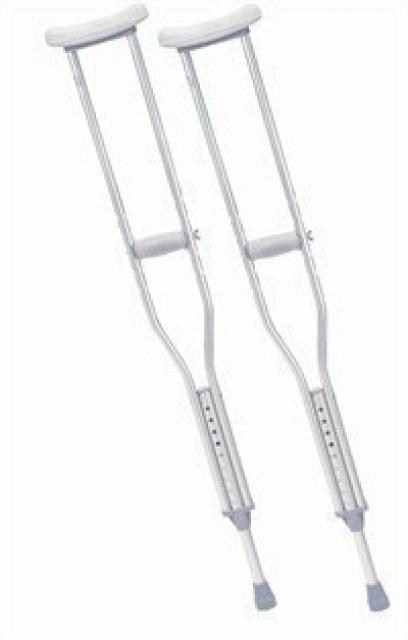 Adult Aluminium Underarm Crutches