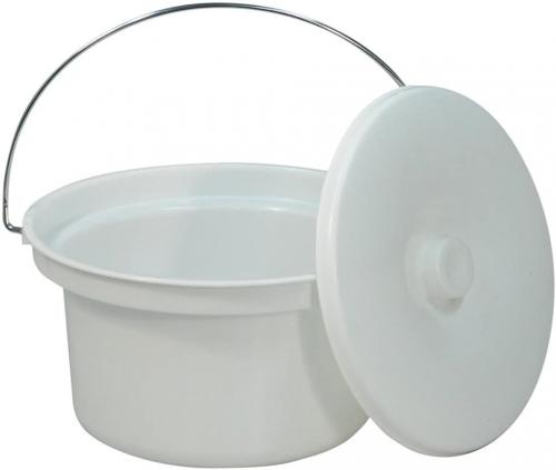 Commode Pan with Lid