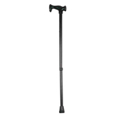 Black Folding Escort Cane