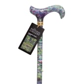 Produced under licence from The National Gallery in London, this adjustable derby cane features the much-loved 'waterlilies' painting by Claude Monet