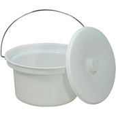 Commode Pan with Lid