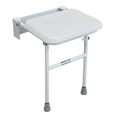 Solo Compact Padded Shower Seat with Leg