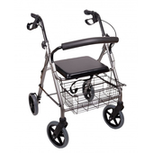 Aluminium Walker With Basket