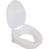 The Viscount Raised Toilet Seat With Lid