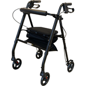 Lightweight Four Wheeled Rollator - 6" Wheels