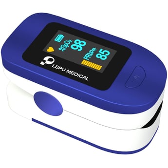Medical Finger Pulse Oximeter - Oxygen Blood Level Monitoring