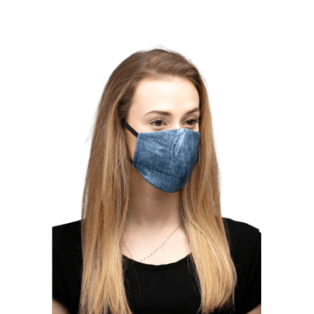 Reusable Cotton Face Mask - Jean Design