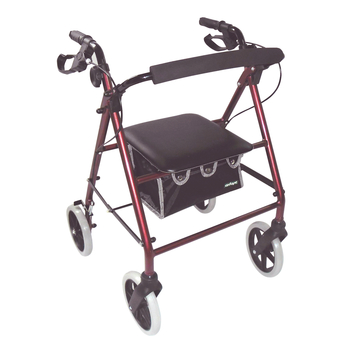 Deluxe Rollator in Red Colour