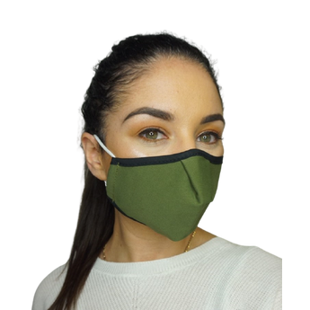 Reusable Fabric Face Mask - Green