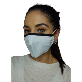 Reusable Fabric Face Mask - White