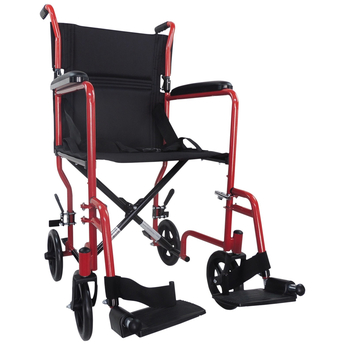 Steel Compact Transit Wheelchair