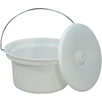 Commode Pan with Lid