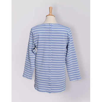 Sky Blue & White Breton Stripe Tunic