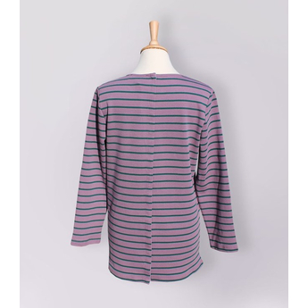 Violet & Green Breton Stripe Tunic